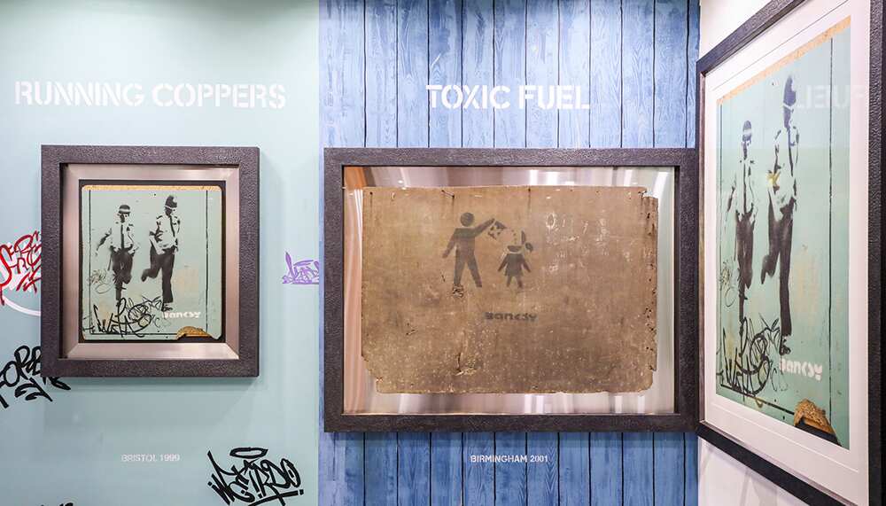 First public display of Banksy artworks in Dubai at World Art Dubai 2025